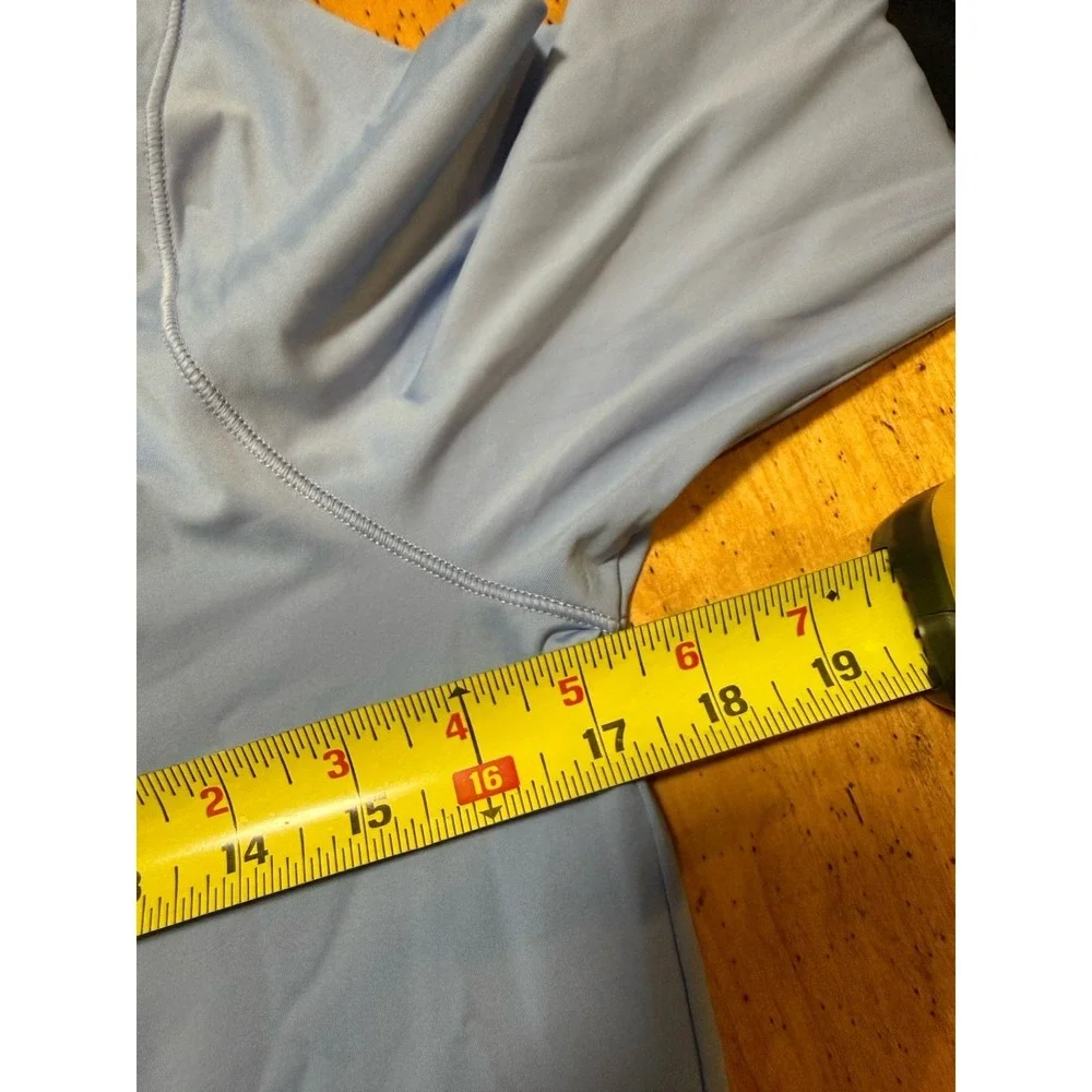 KJUS Polo Shirt Womens 40 L Blue Scotscraig‎ Long Sleeve UPF 50+ Golf Stretch